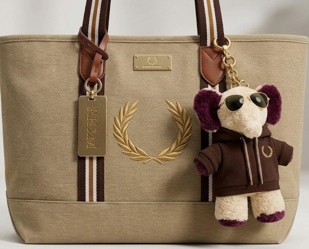Matching Set: Cotton Hoodie + Matching Canvas Tote+Outfit For Plush Bag Charm