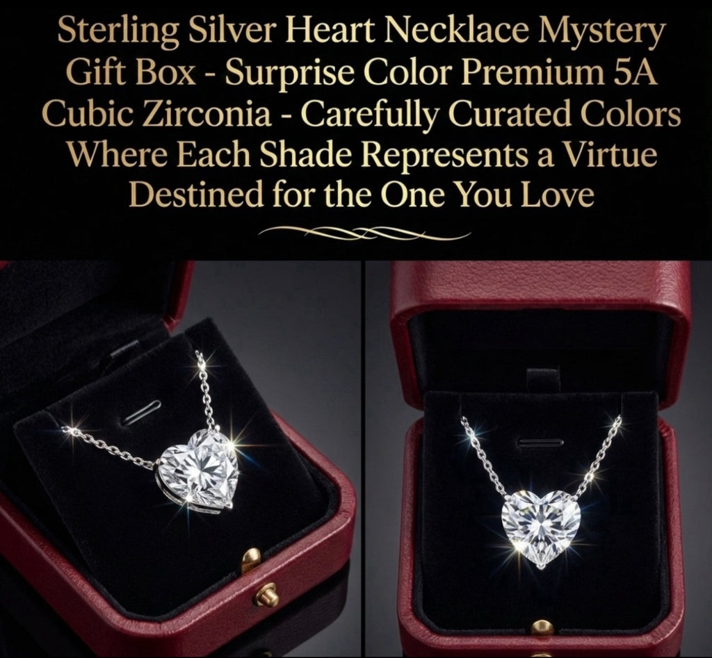 Set de Construcción Botánico de Rosas Rojas + Rompecabezas a Juego ‘La Noche Estrellada’ + Collar de Plata de Ley 925 con Piedra de Corazón Grado 5A - Set de Regalo 3 en 1