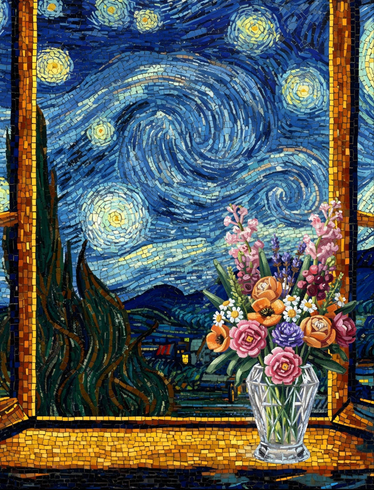 Starry Night Botanical Set